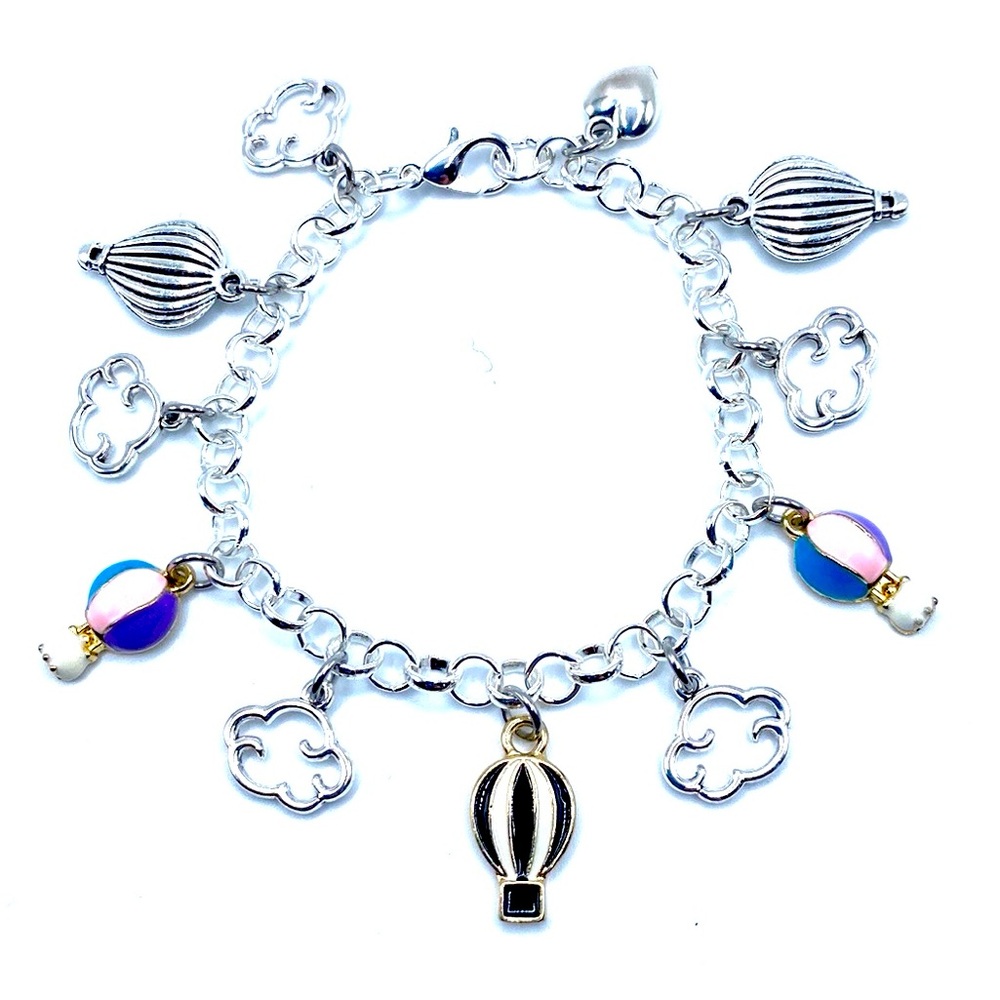 Hot Air Balloon Charm Bracelet